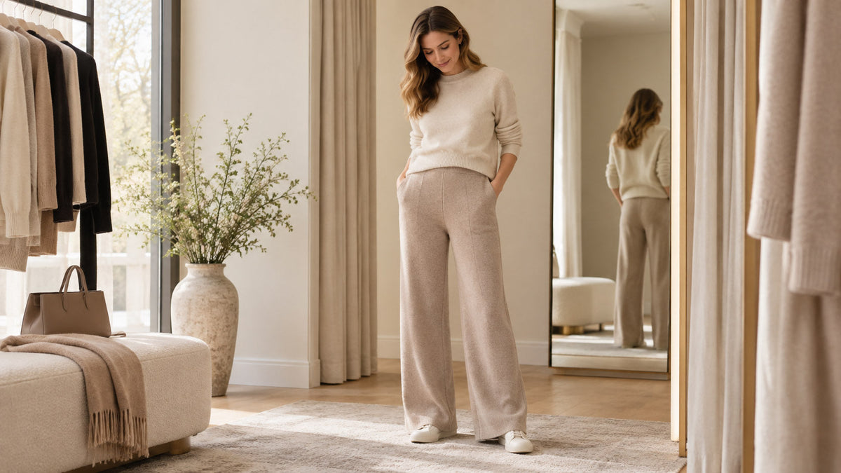 How Should Cashmere Pants Fit? | The Cashmere Studio
