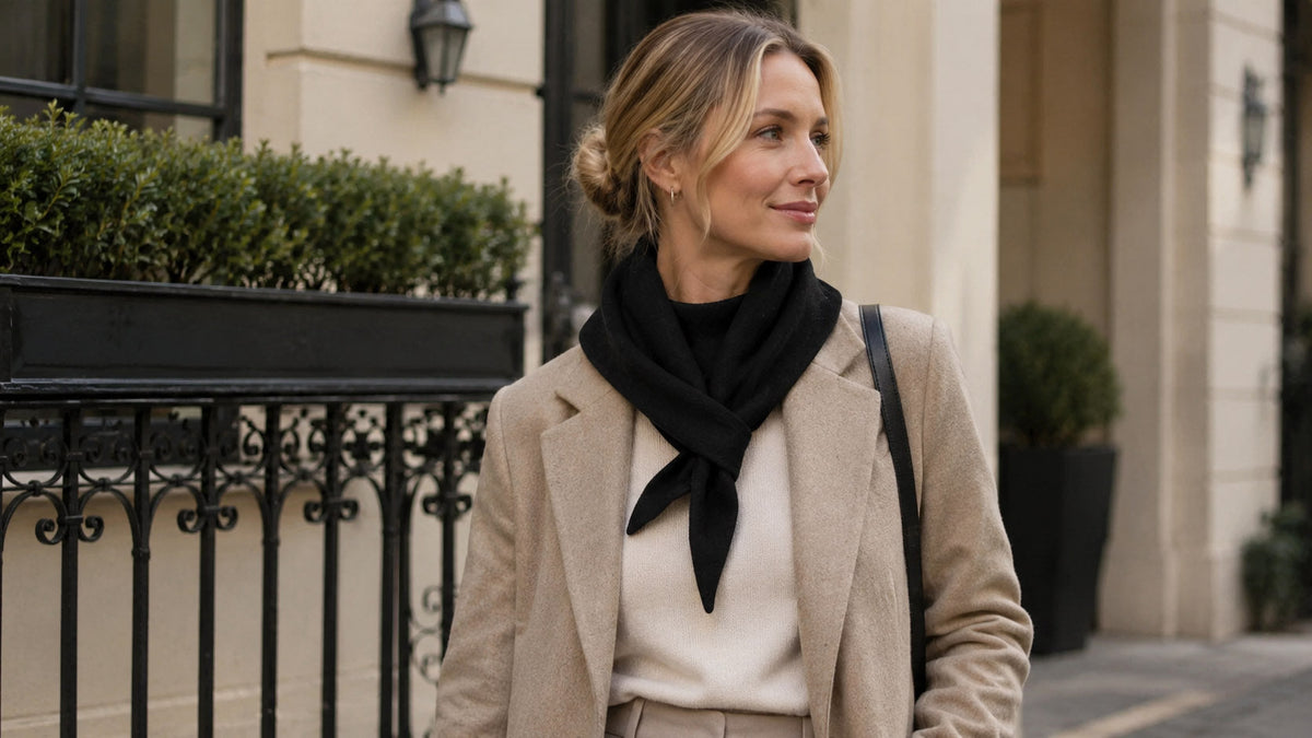 How to Wear a Cashmere Scarf | The Cashmere Studio