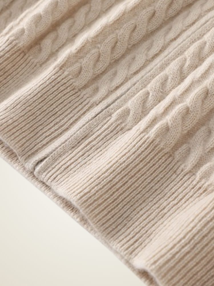 Silas - Zip-up Cashmere Cardigan | The Cashmere Studio