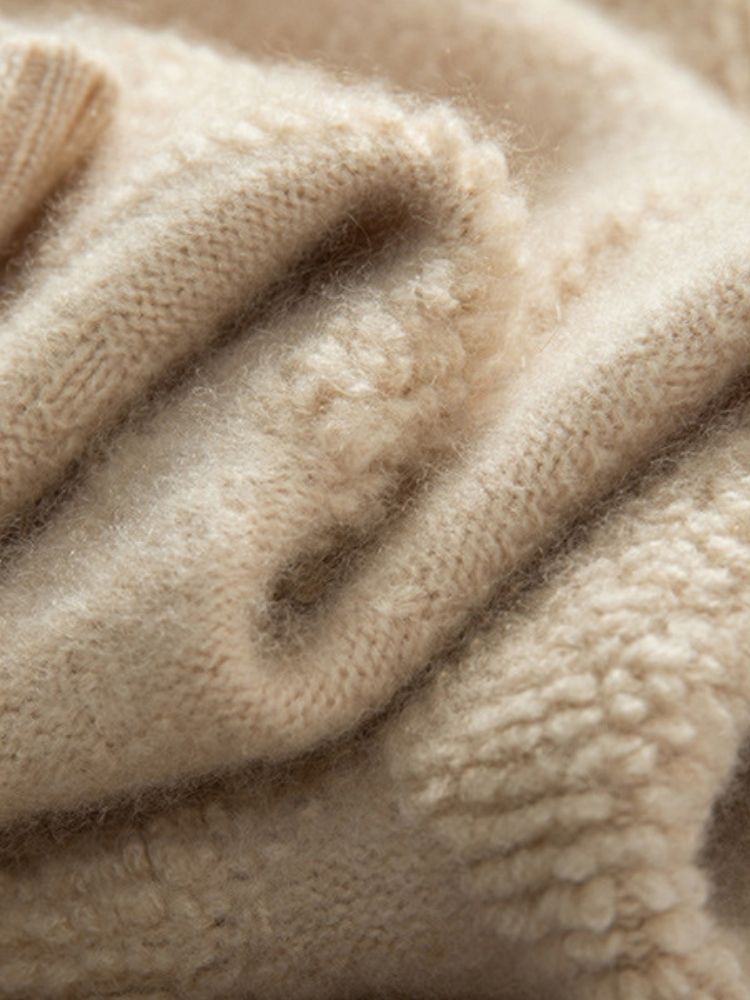 Nathaniel - Diamond Knit Cashmere Sweater | The Cashmere Studio