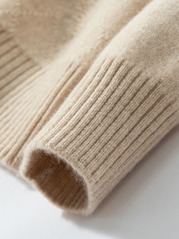 Nathaniel - Diamond Knit Cashmere Sweater | The Cashmere Studio