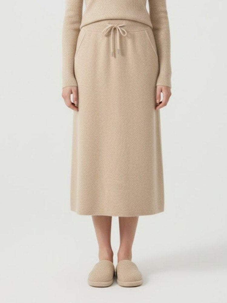 Elissina - 100% Cashmere Skirt | The Cashmere Studio