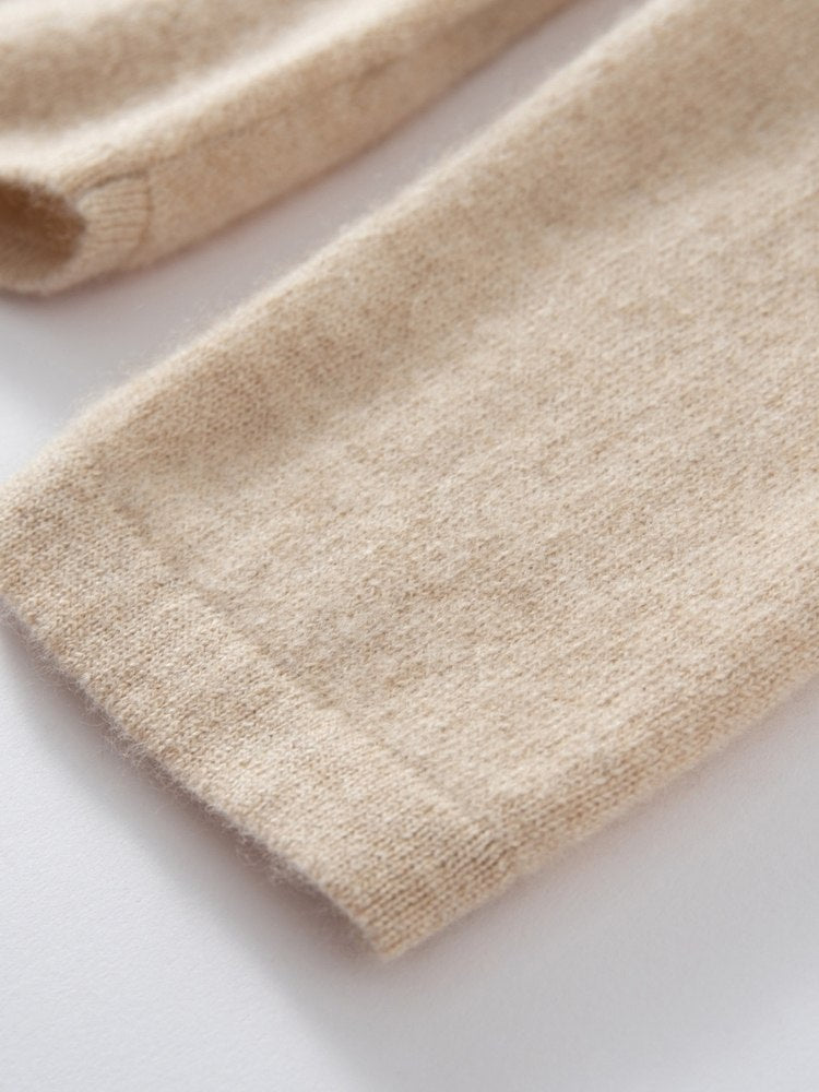 Sarevia - Drawstring Hooded Cashmere Sweater