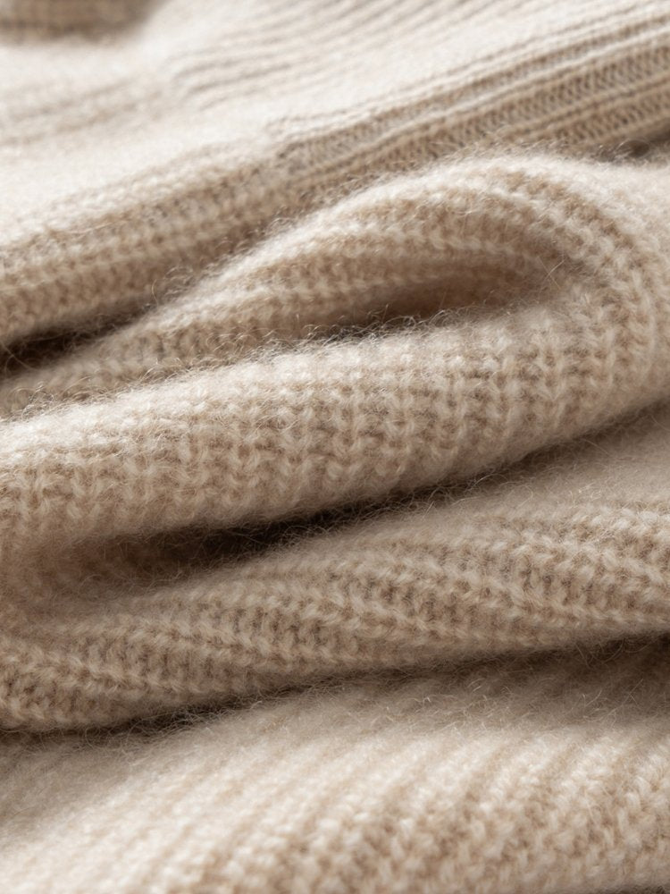 Lirendria - Ribbed Cashmere Cardigan | The Cashmere Studio