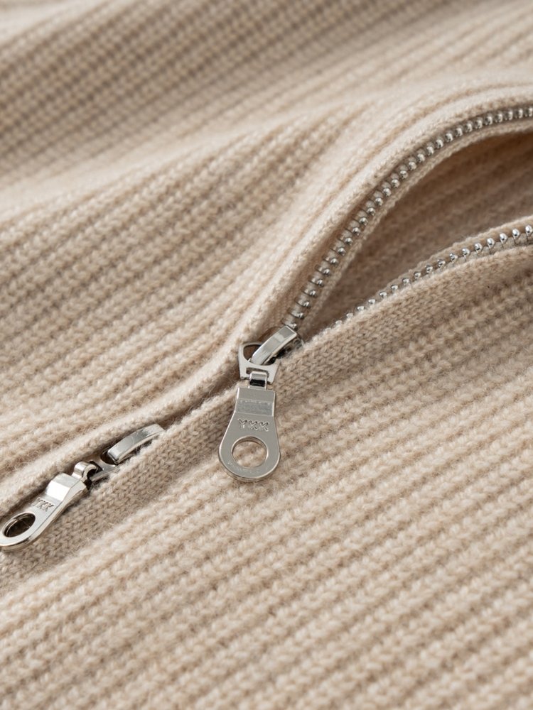Lirendria - Ribbed Cashmere Cardigan | The Cashmere Studio