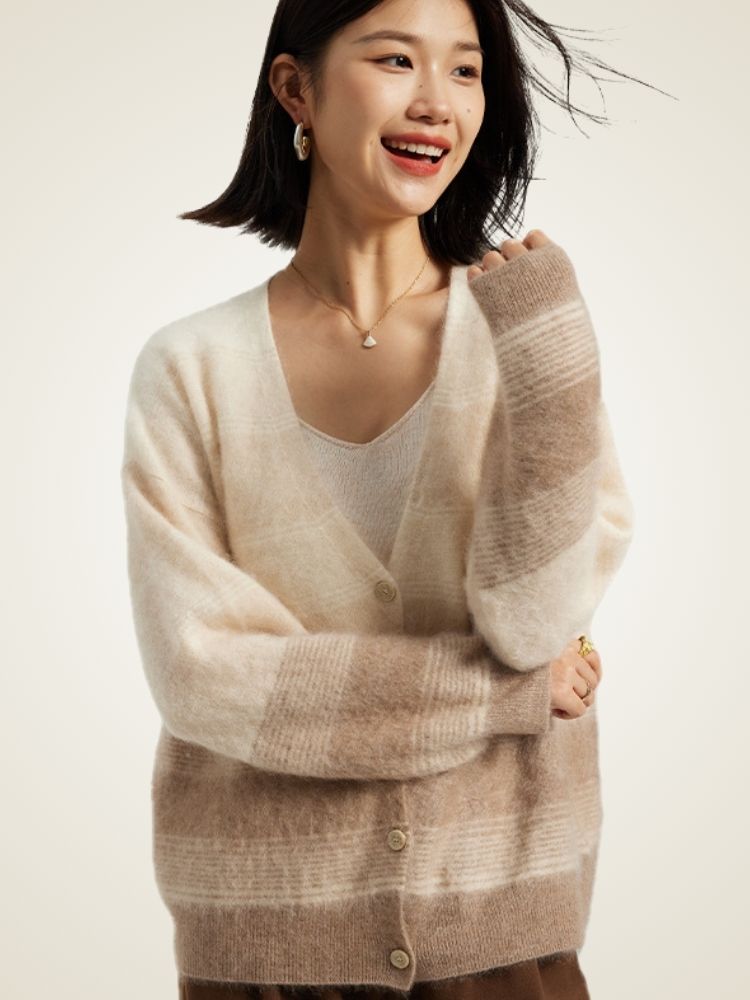 Lorelai - Ombre Cashmere Cardigan