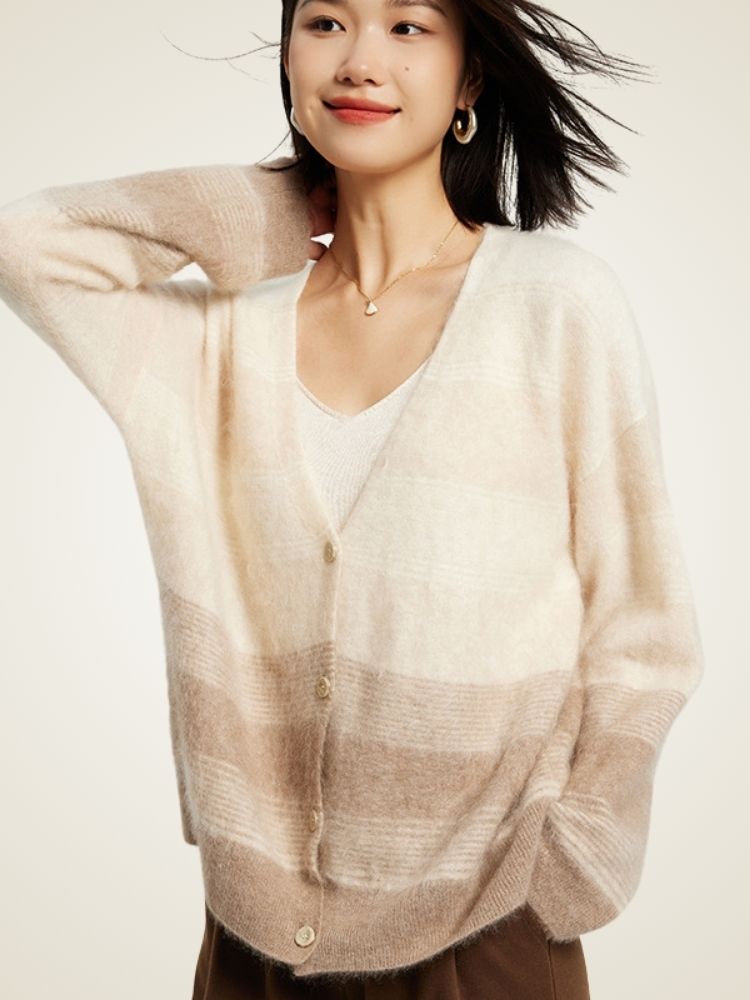 Lorelai - Ombre Cashmere Cardigan
