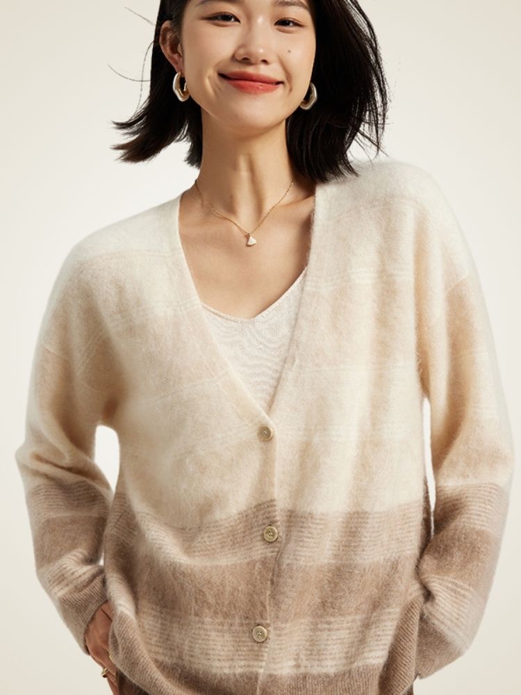 Lorelai - Ombre Cashmere Cardigan