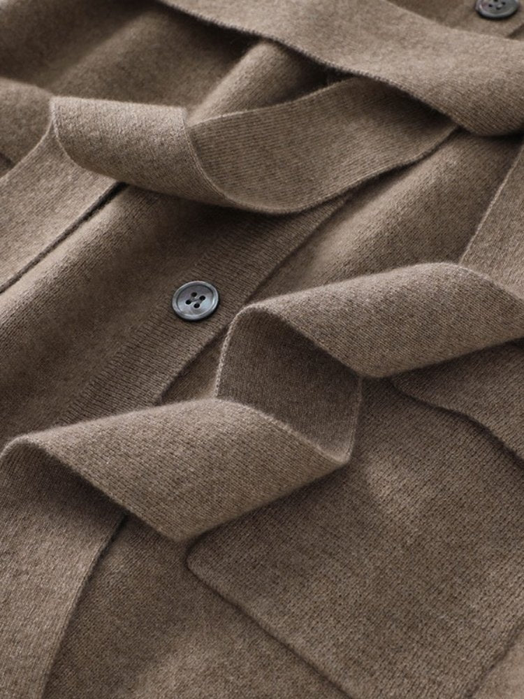 Leandria - Belted Cashmere Cardigan | The Cashmere Studio
