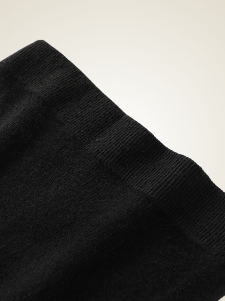 Avalyn - Black Ultra-soft Cashmere Leggings | The Cashmere Studio