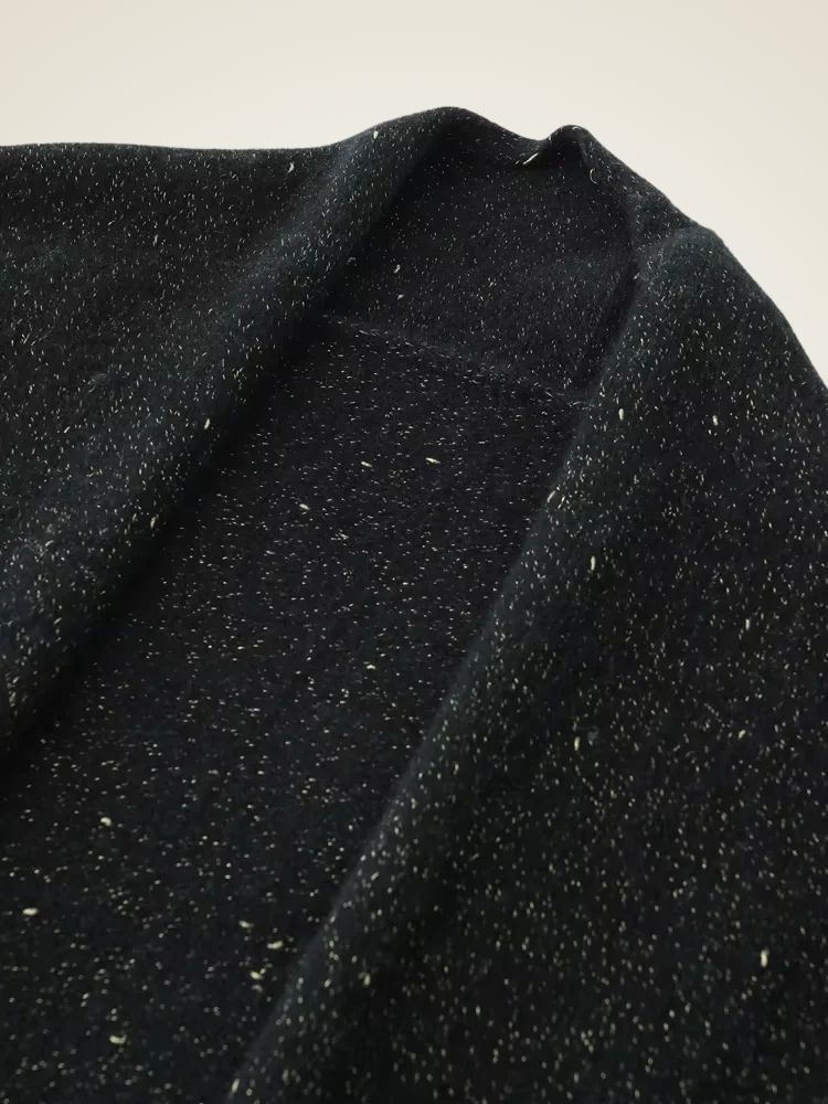 Zoey - Black Open Front Cashmere Cardigan | The Cashmere Studio