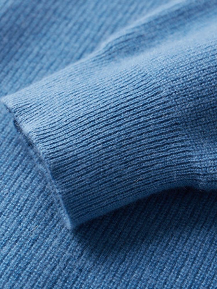 Mateo - Light Blue Premium Cashmere Hoodie | The Cashmere Studio