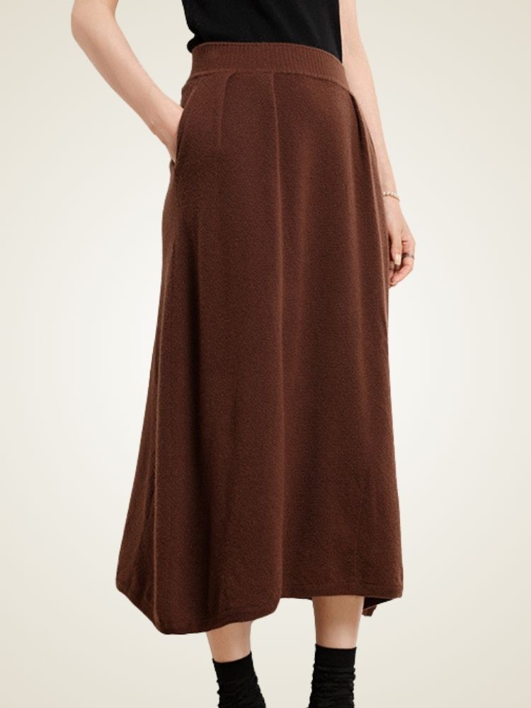 Tana - Balloon Cashmere Skirt