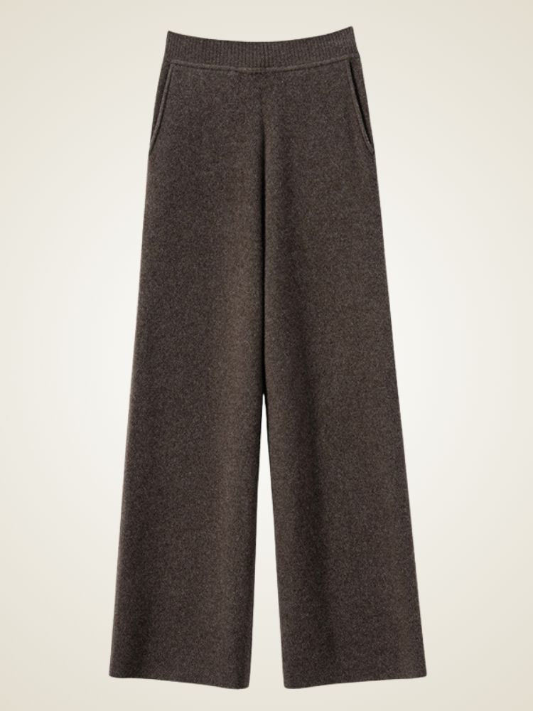 Arley - Wide-Leg Cashmere Pants