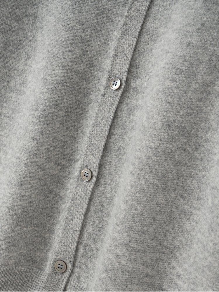 Lorielis - Two-Tone Cashmere Cardigan | The Cashmere Studio