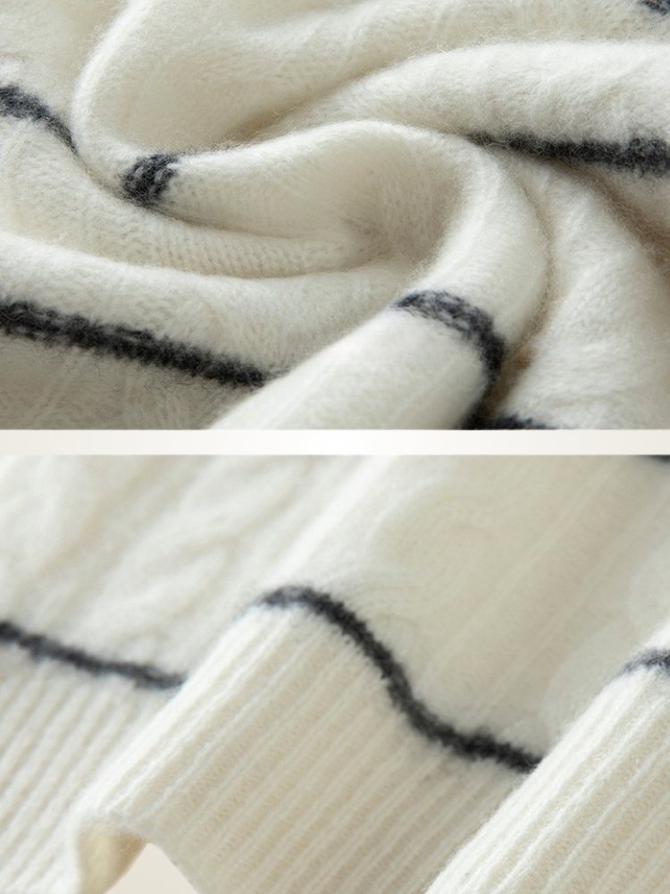 Olevia - Cable-Knit Cashmere Sweater | The Cashmere Studio