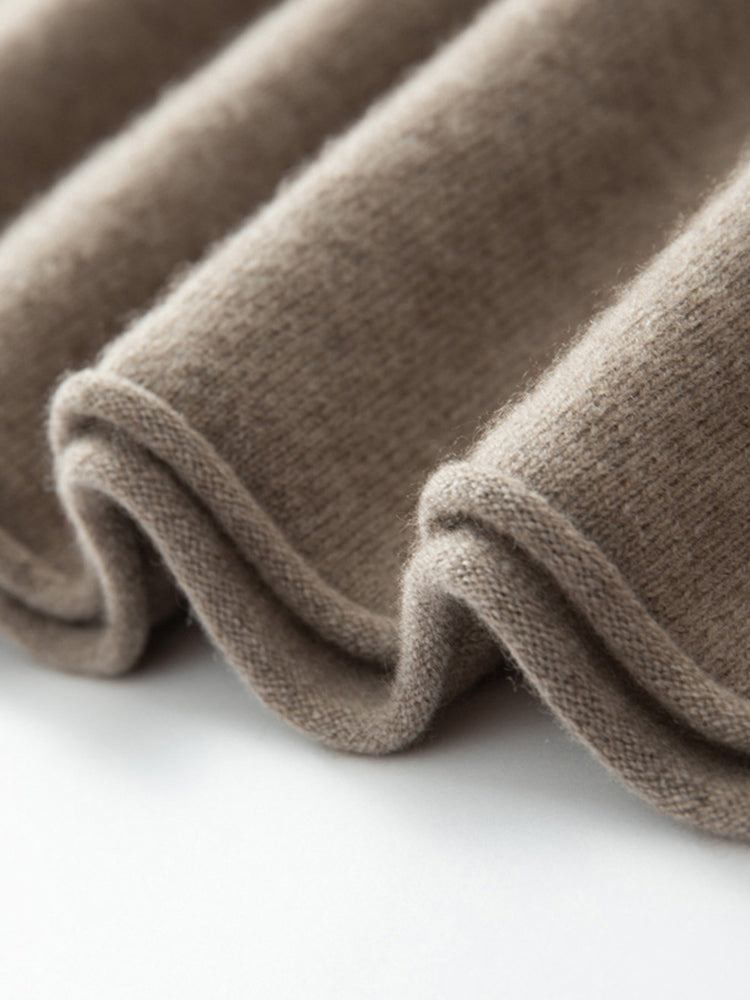 Laura - Camel Cashmere Lounge Set | The Cashmere Studio