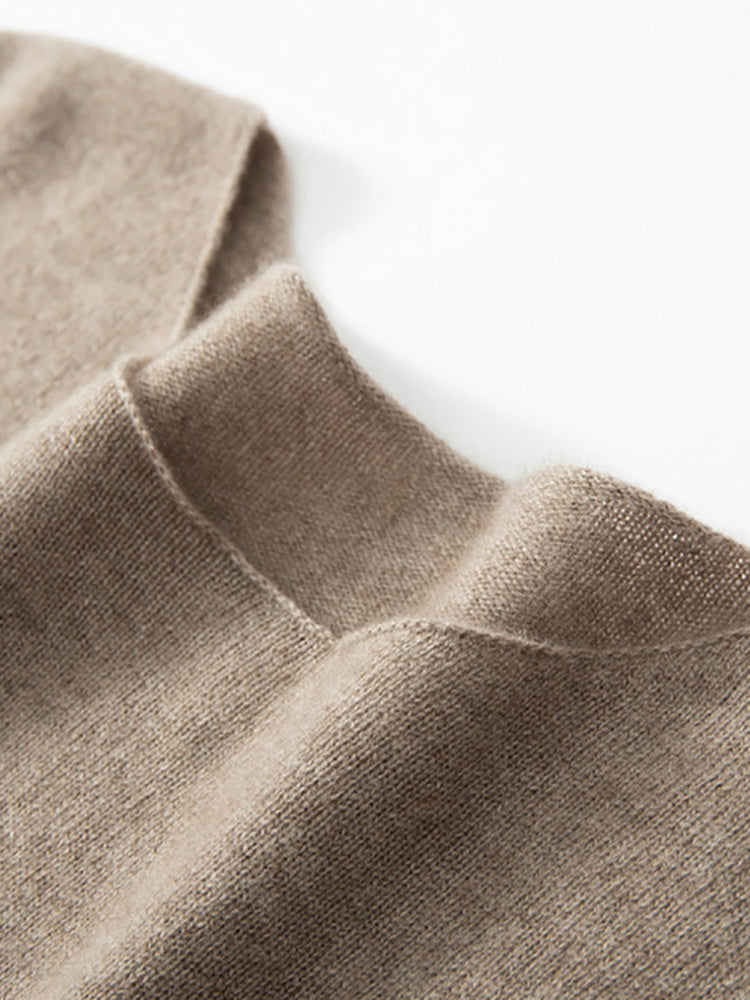 Laura - Camel Cashmere Lounge Set | The Cashmere Studio