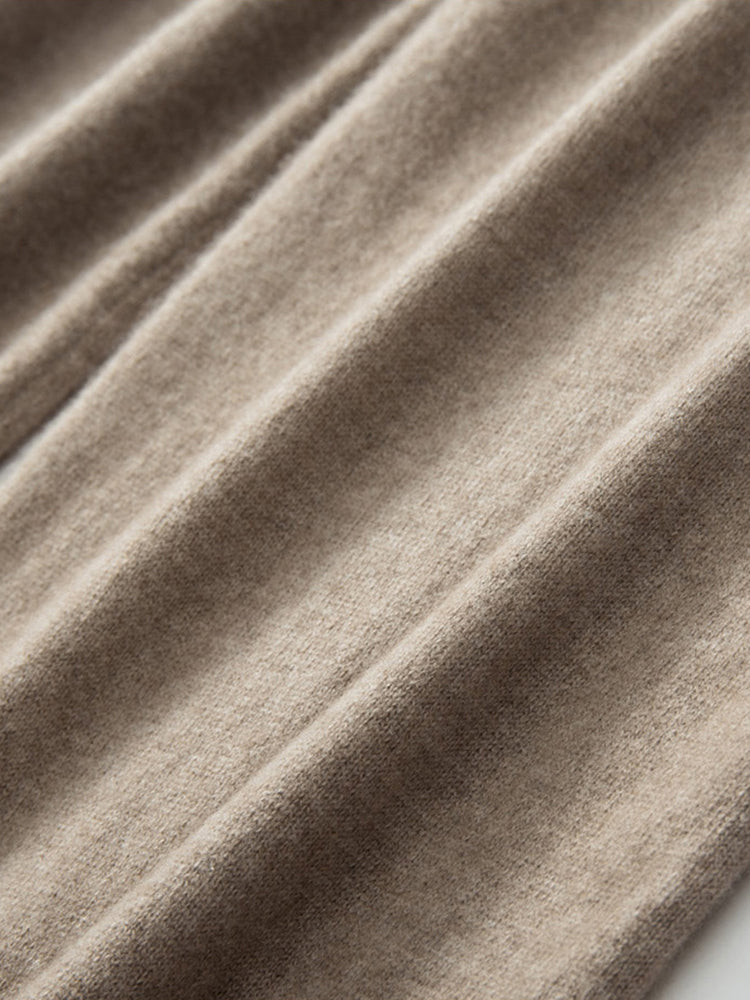 Laura - Camel Cashmere Lounge Set | The Cashmere Studio