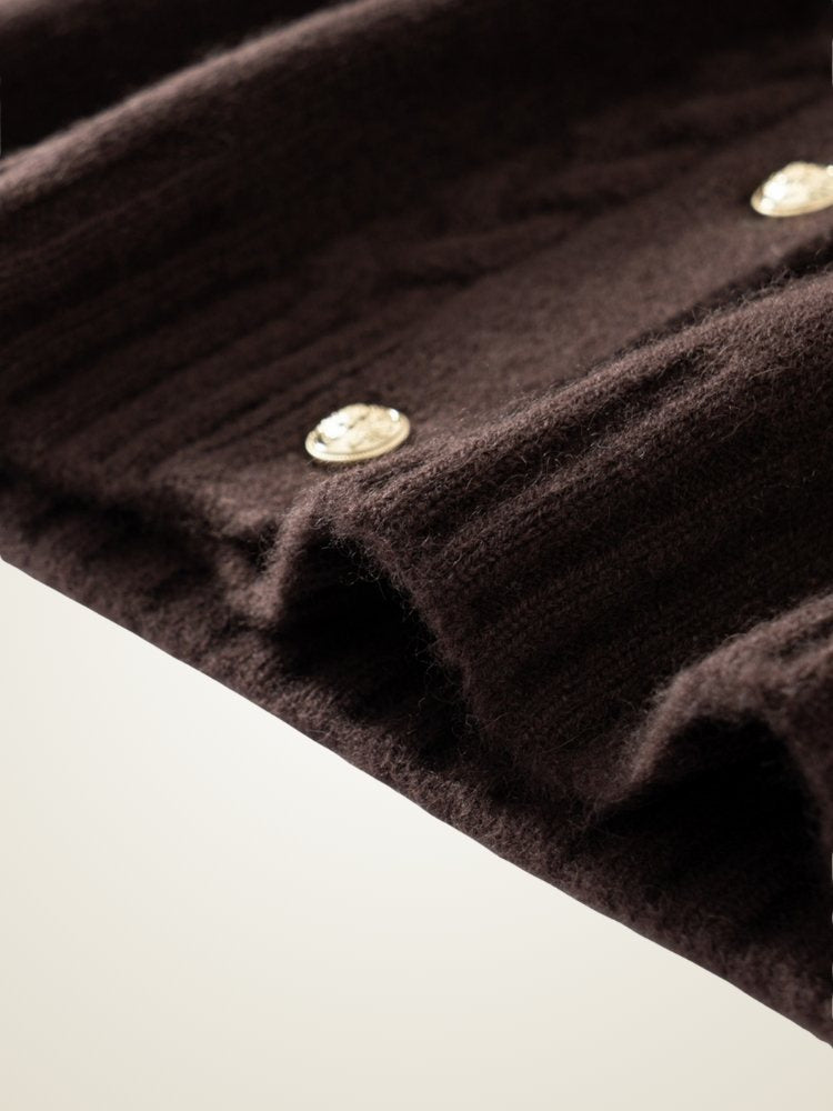 Driselle - Cable-Knit Cashmere Cardigan | The Cashmere Studio