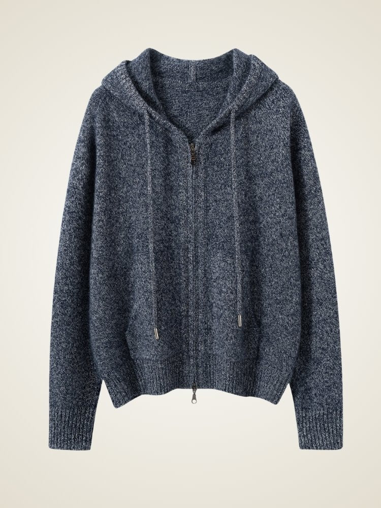 Andelis - Zip-Up Cashmere Hoodie | The Cashmere Studio