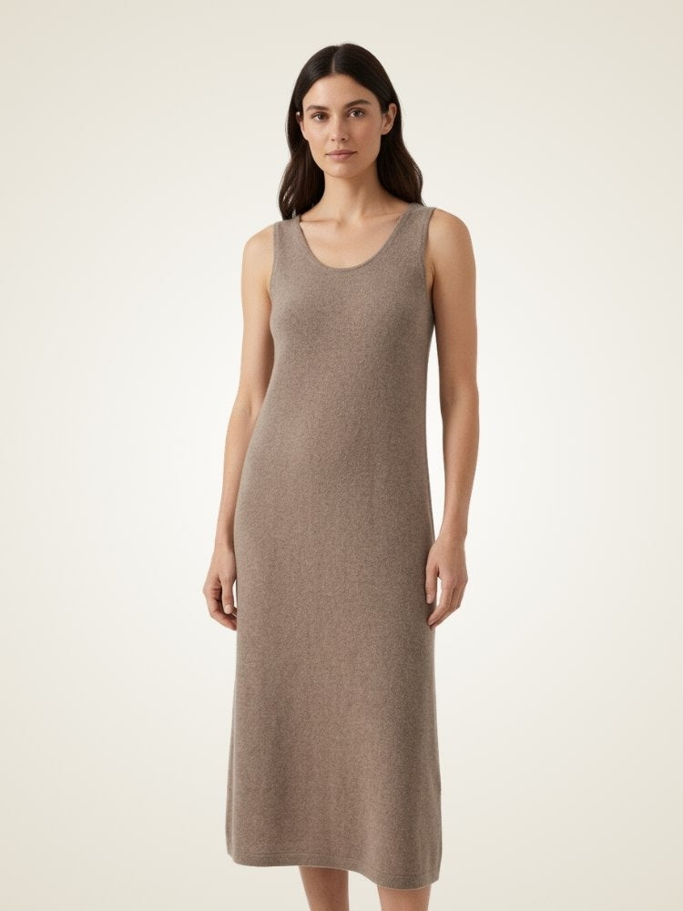 cashmere a line dress Navy Blue main image 1