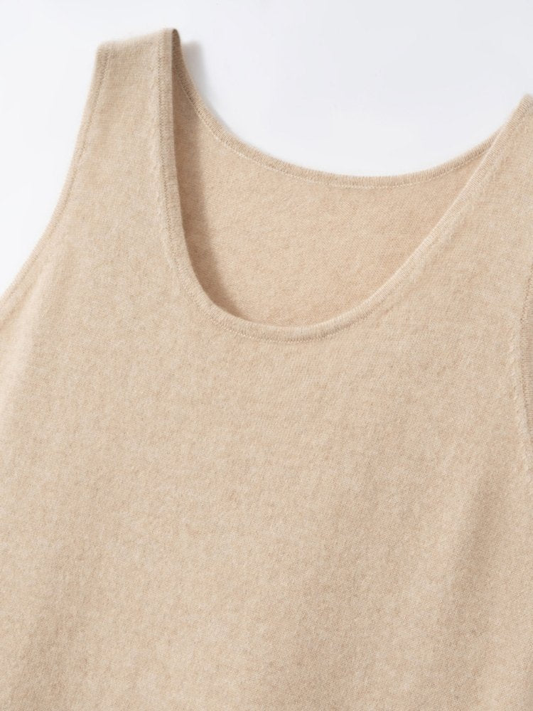 Indalya - Sleeveless Cashmere Dress | The Cashmere Studio