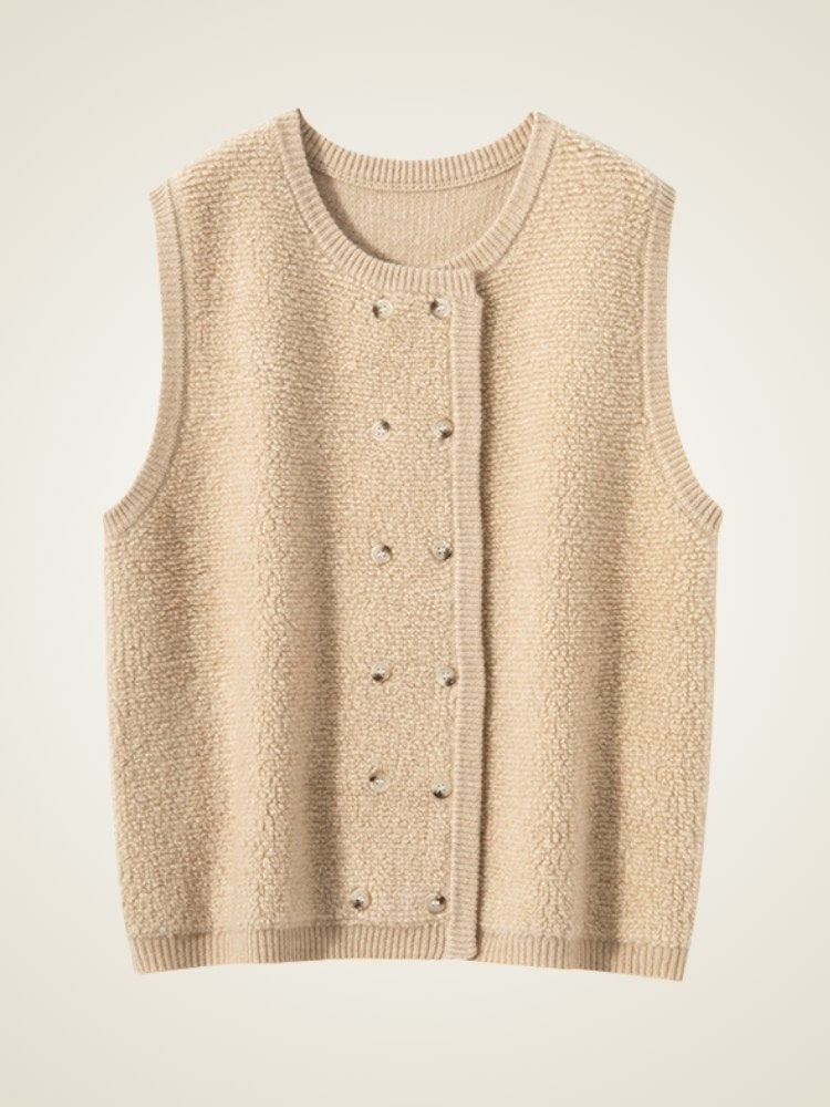 Kelyndra - Cashmere Vest | The Cashmere Studio