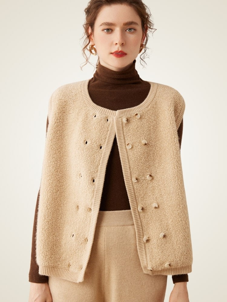 Kelyndra - Cashmere Vest | The Cashmere Studio