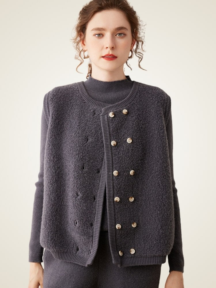 Kelyndra - Cashmere Vest | The Cashmere Studio