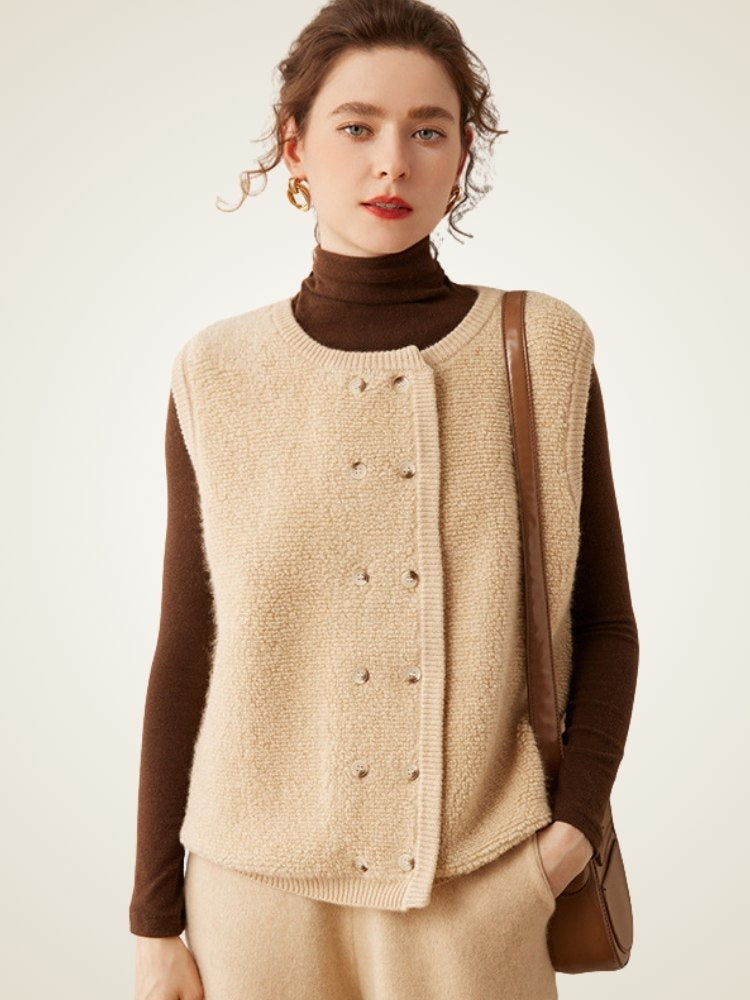 Kelyndra - Cashmere Vest | The Cashmere Studio