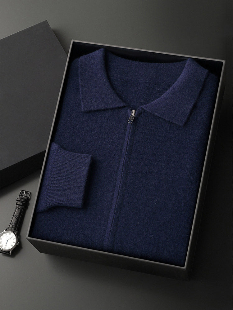 Elias - Shawl Collar Cashmere Cardigan | The Cashmere Studio