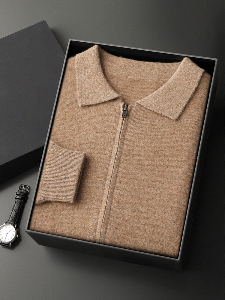 Elias - Shawl Collar Cashmere Cardigan | The Cashmere Studio