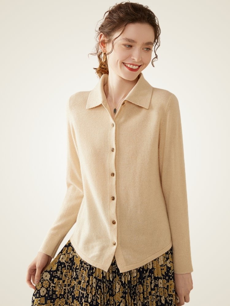 Talyssa - Cashmere Shirt | The Cashmere Studio