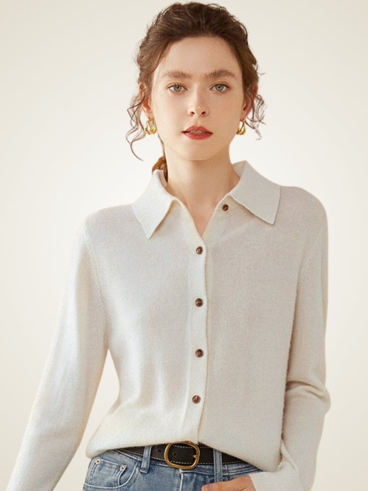 Talyssa - Cashmere Shirt | The Cashmere Studio