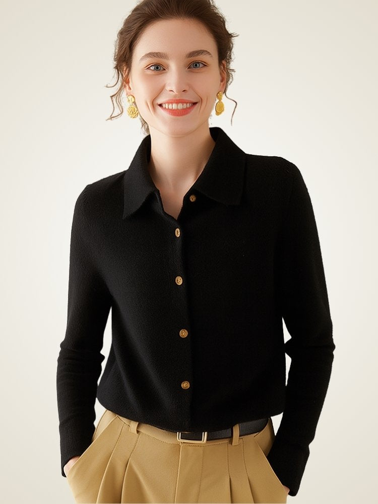 Talyssa - Cashmere Shirt | The Cashmere Studio