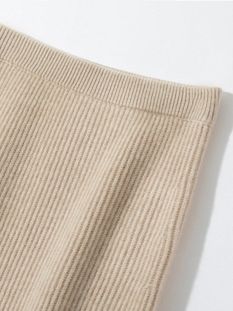 Ravelia - Ribbed Cashmere Skirt | The Cashmere Studio