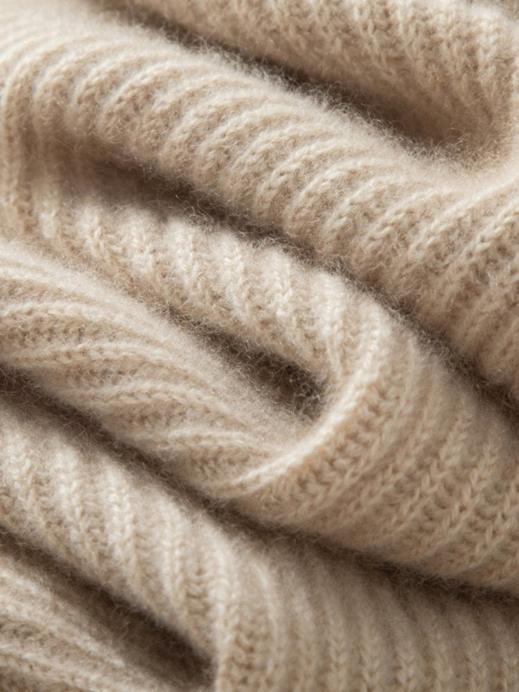 Ravelia - Ribbed Cashmere Skirt | The Cashmere Studio