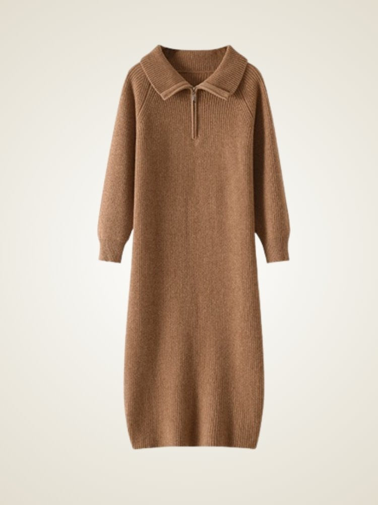 Delisandra - Cashmere Dress Sweater | The Cashmere Studio