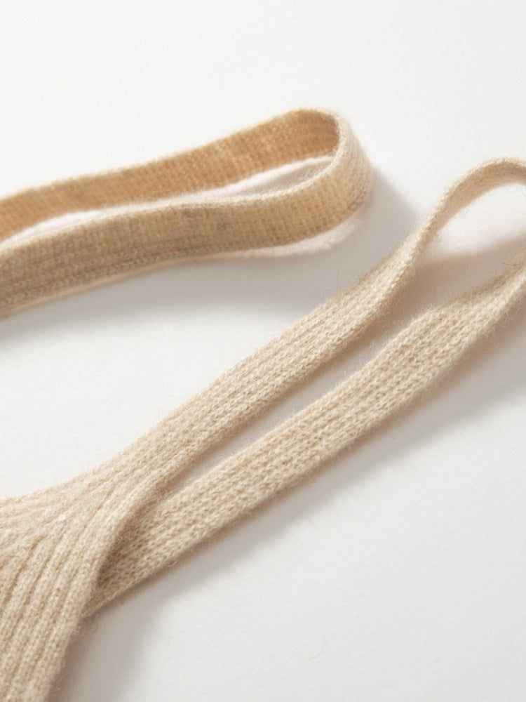 Vaessia - Ribbed Cashmere Top | The Cashmere Studio