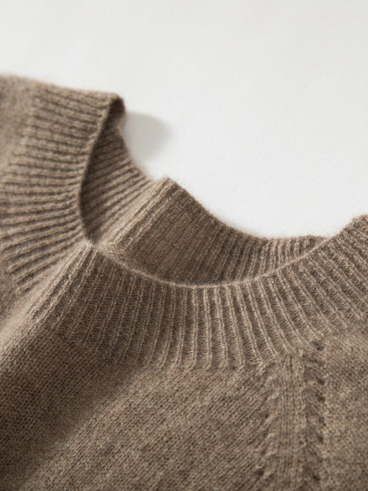 Cirelle - Crew Neck Cashmere Sweater | The Cashmere Studio