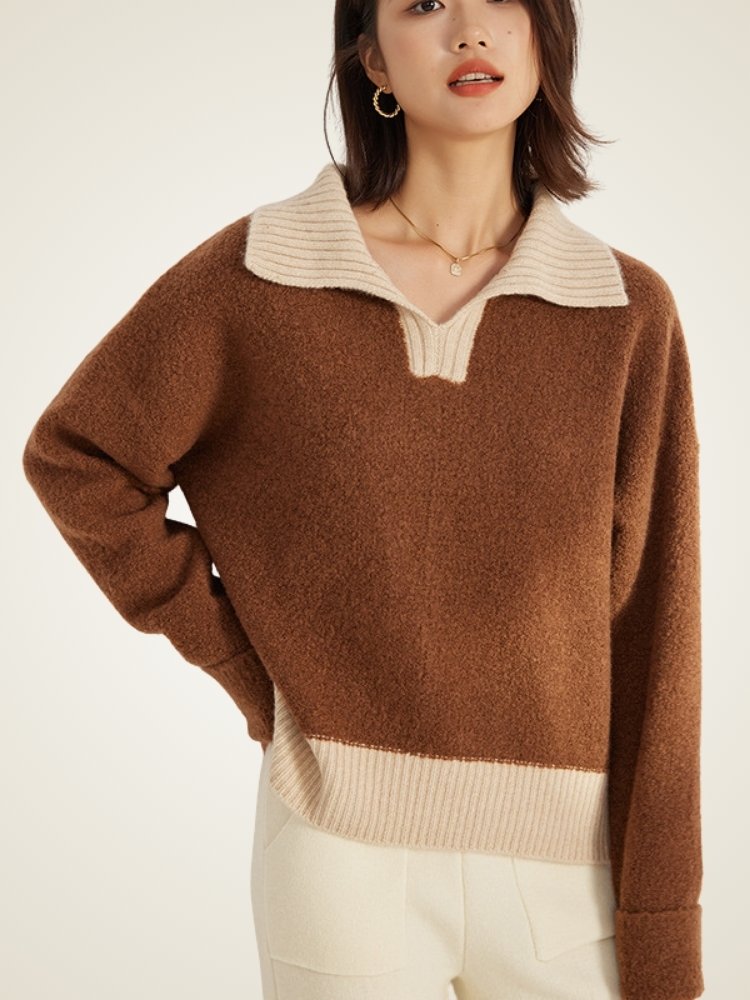Daevina - V-Neck Cashmere Sweater | The Cashmere Studio