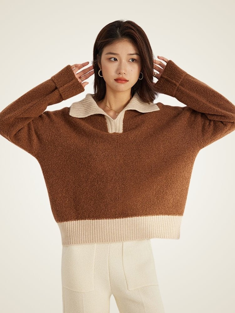 Daevina - V-Neck Cashmere Sweater | The Cashmere Studio