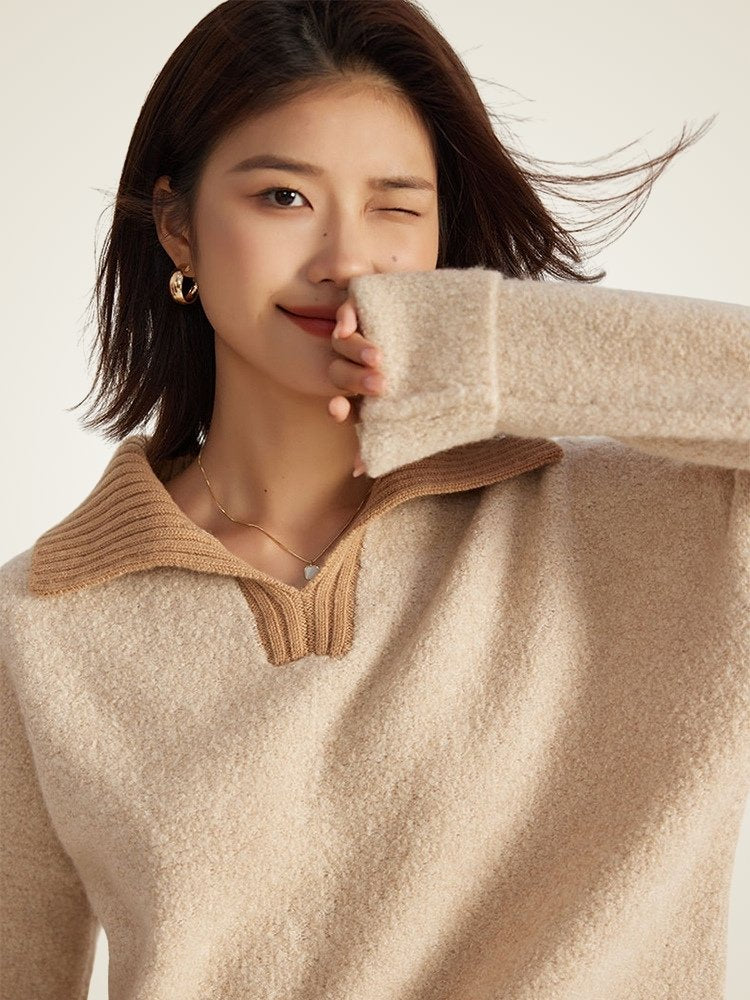 Daevina - V-Neck Cashmere Sweater | The Cashmere Studio