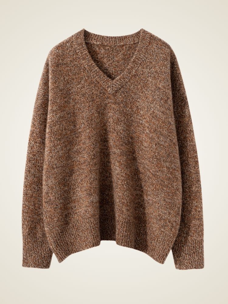 Yloria - Marled Tones Cashmere Sweater