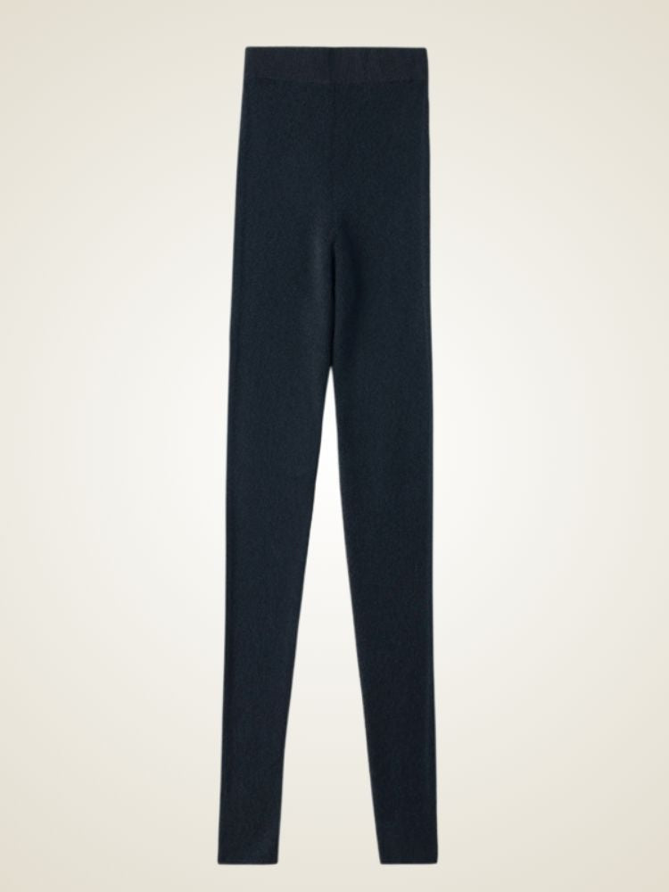 Avalyn - Dark Gray Ultra-soft Cashmere Leggings | The Cashmere Studio