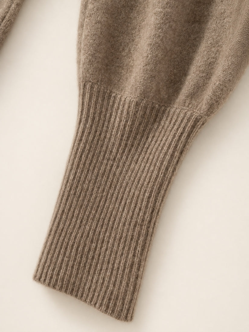Dravena — Taupe Cashmere Pants | The Cashmere Studio