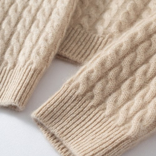 Eirisse - Cable-Knit Cashmere Sweater | The Cashmere Studio