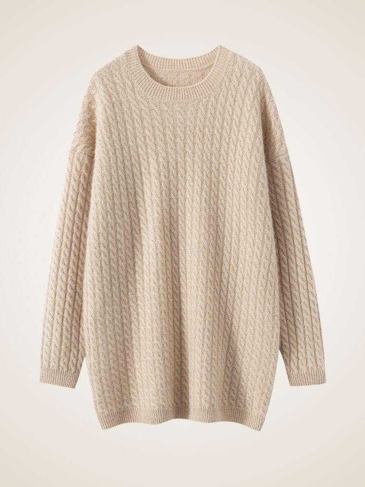 Eirisse - Cable-Knit Cashmere Sweater | The Cashmere Studio