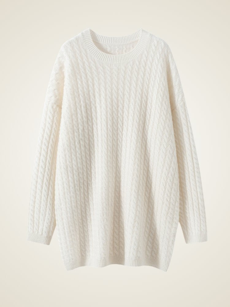 Eirisse - Cable-Knit Cashmere Sweater | The Cashmere Studio
